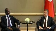 معاون رئیس‌جمهوری ترکیه با همتای سودانی خود دیدار کرد