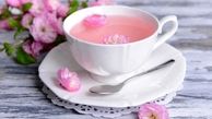 در چایتان چند گلبرگ گل محمدی بریزید 
