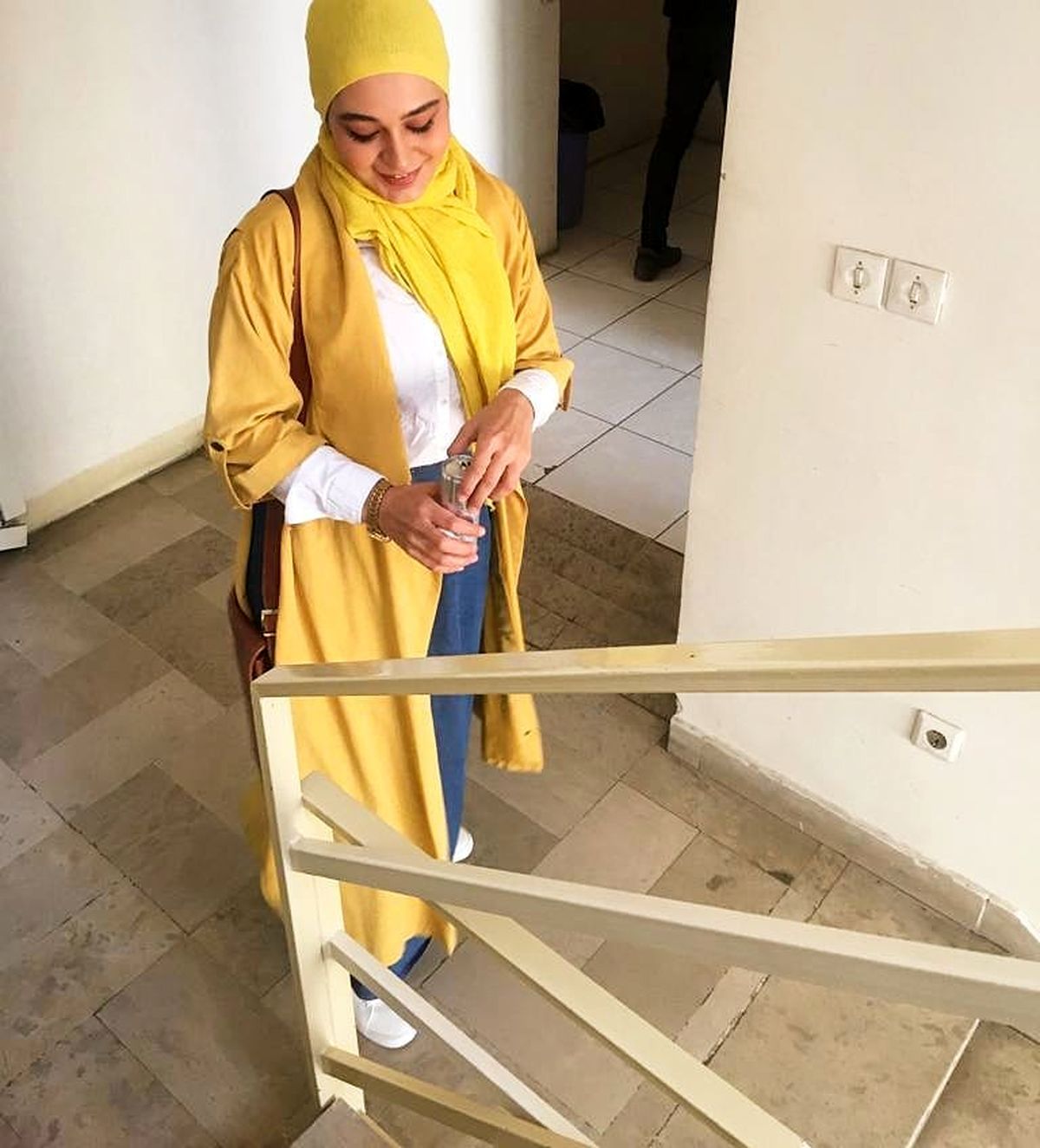 تیپ زرد جیغ سانیا سالاری+عکس
