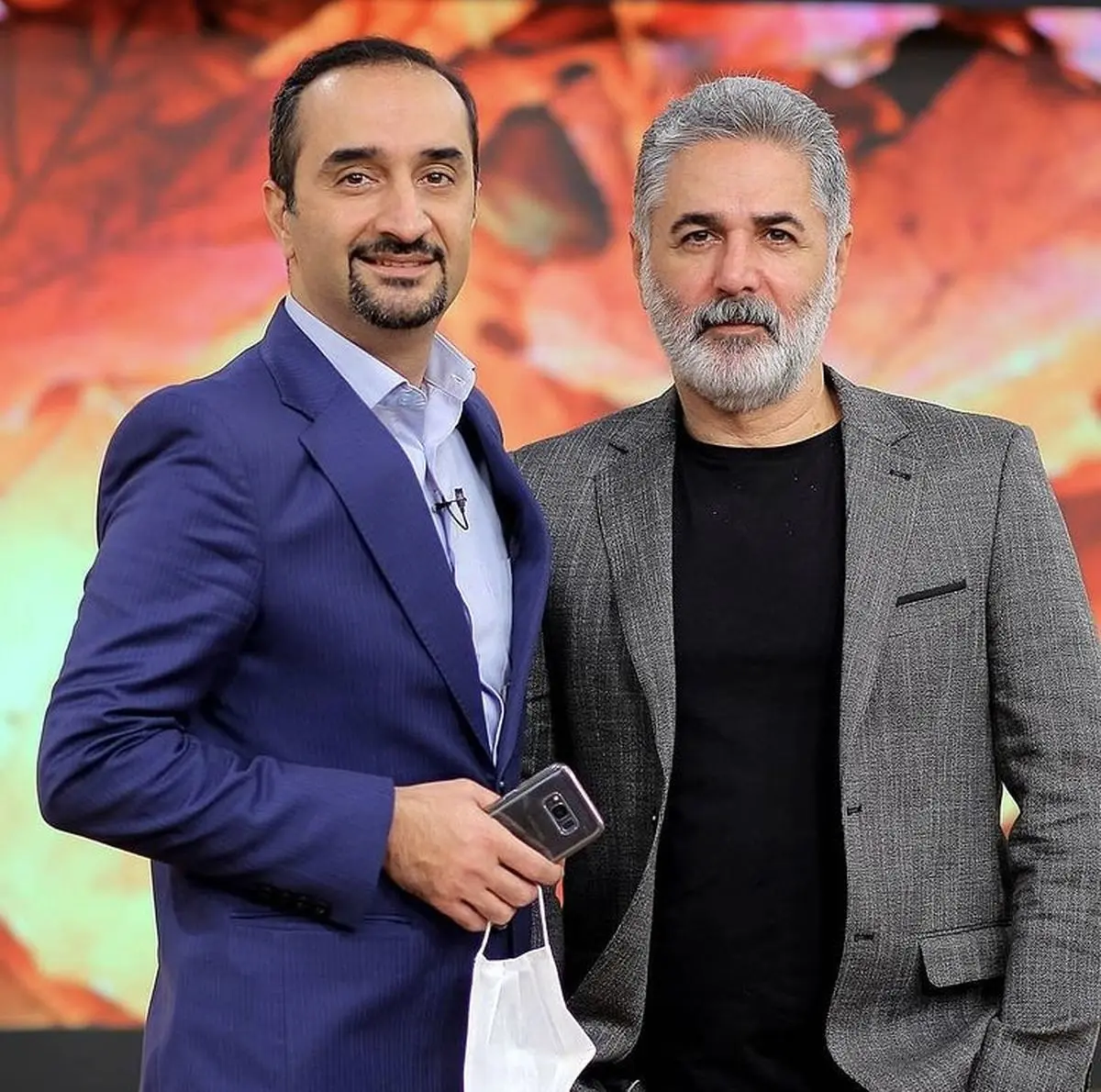 مهدی صبایی در کنار مجری مشهور + عکس