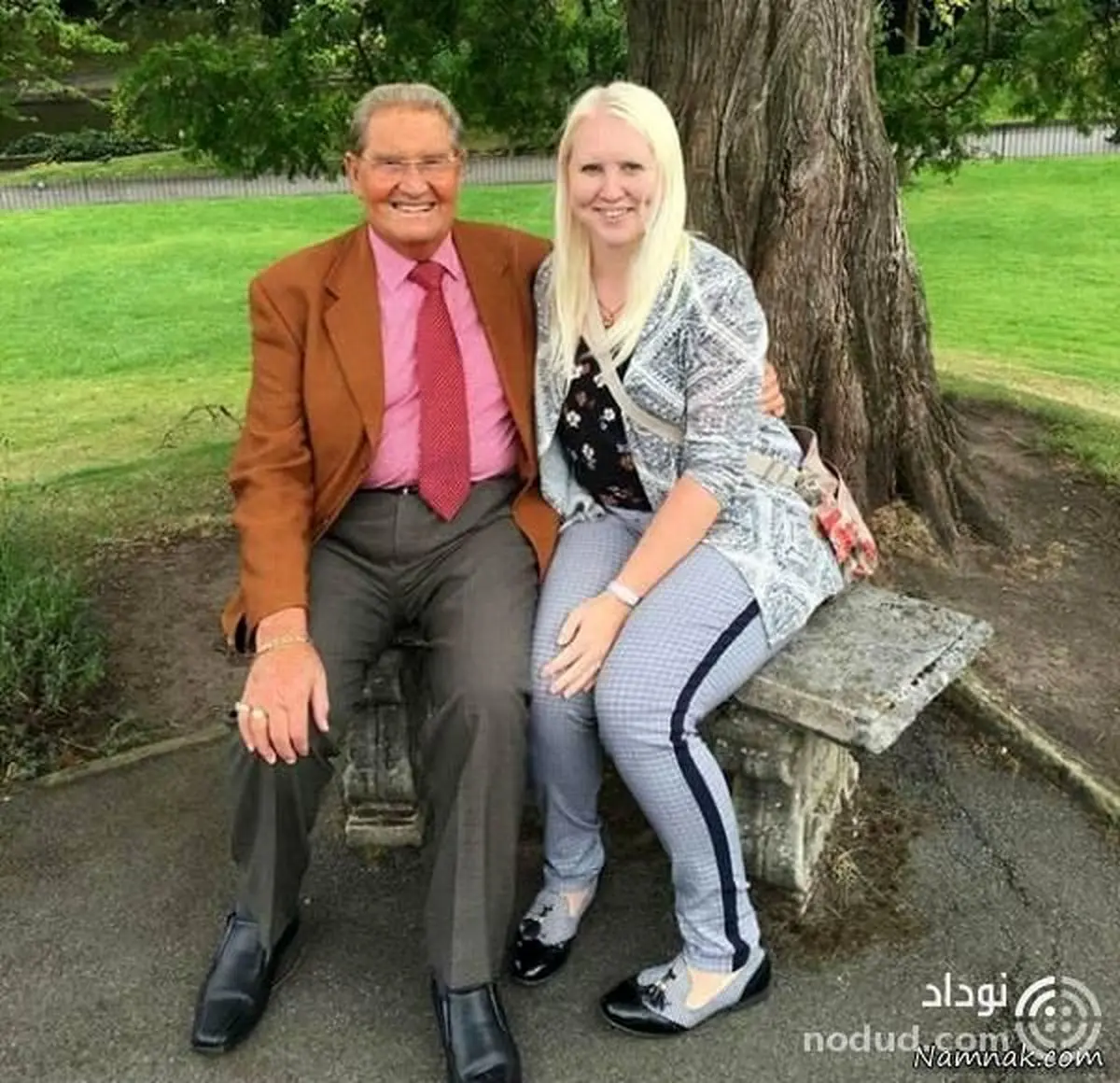 مرد معروف در 85 سالگی با طرفدار 26 ساله اش ازدواج کرد