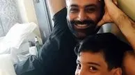 مهد کوشکی و پسرش + عکس