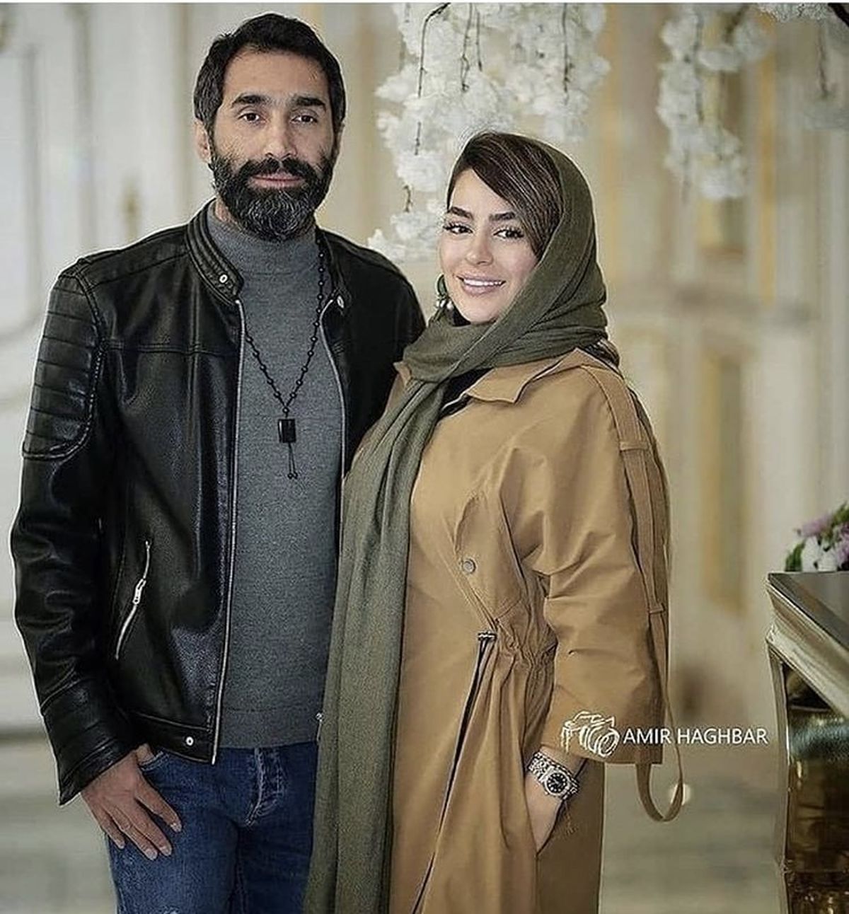 سمانه پاکدل و هادی کاظمی با استایلی مجلسی + عکس