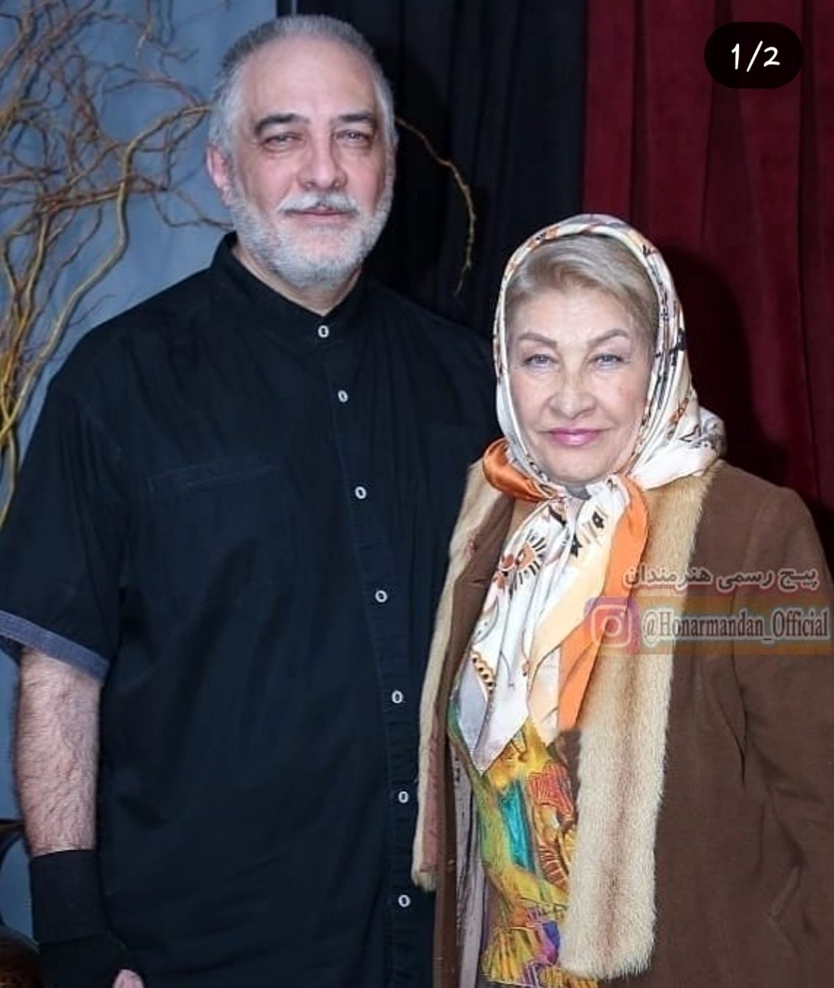 ایرج نوذری و مادر خوشتیپش+عکس