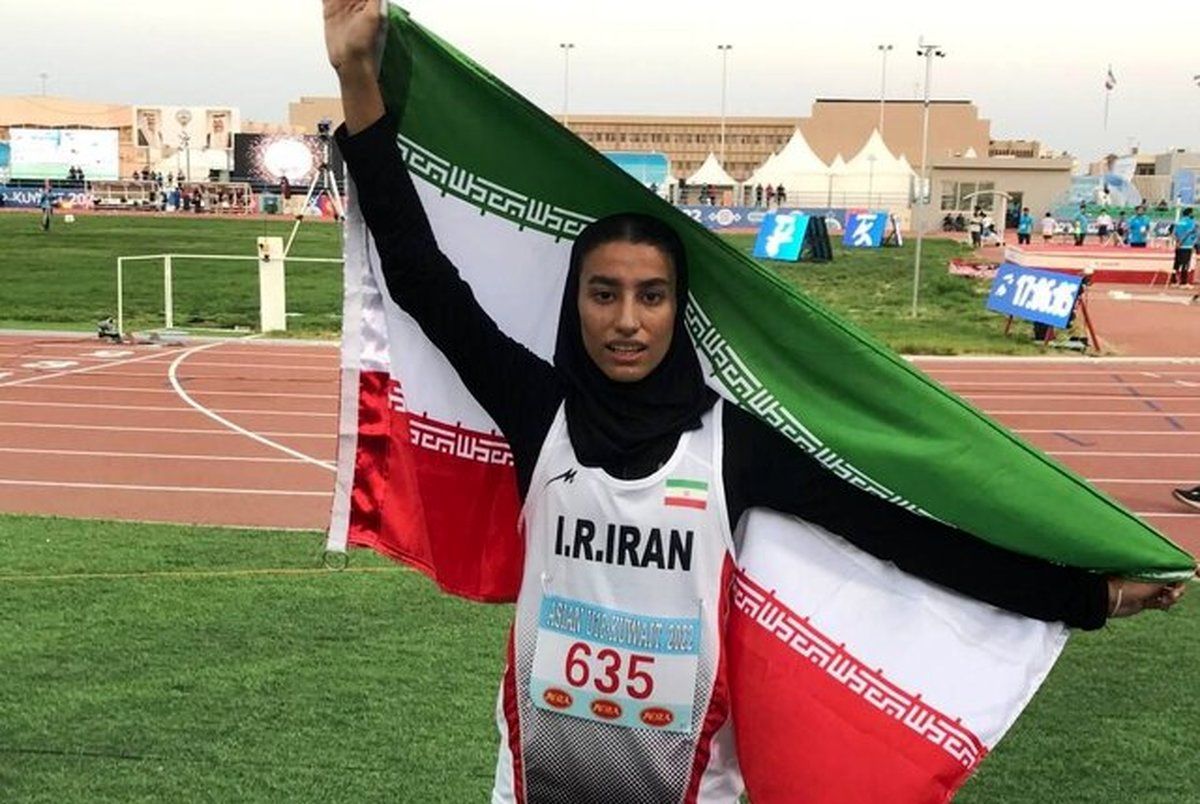  تاریخ‌سازی دختر ایرانی در دو و میدانی قهرمانی آسیا