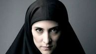ژست جالب بازیگر زن ایرانی/عکس