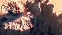 عمامه‌ طلبه‌ یک نفر را نجات داد !
