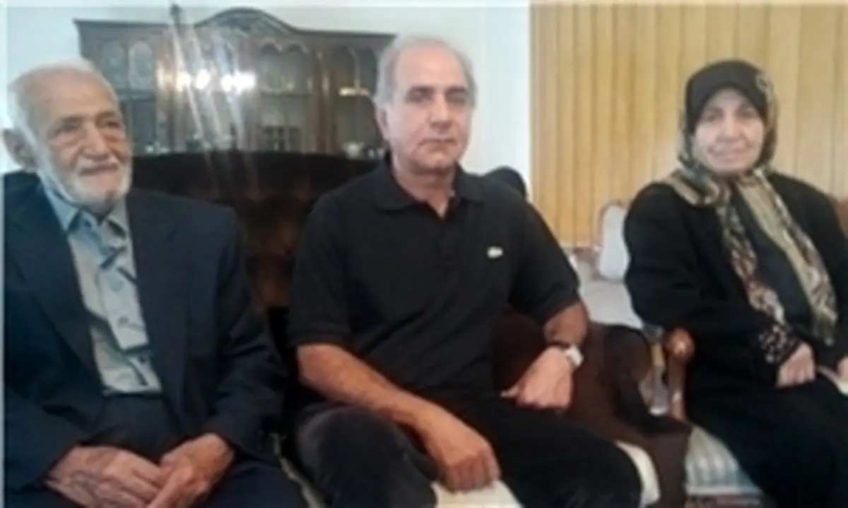 دیدار پرستویی با یکی از داغداران ایرباس ایرانی
