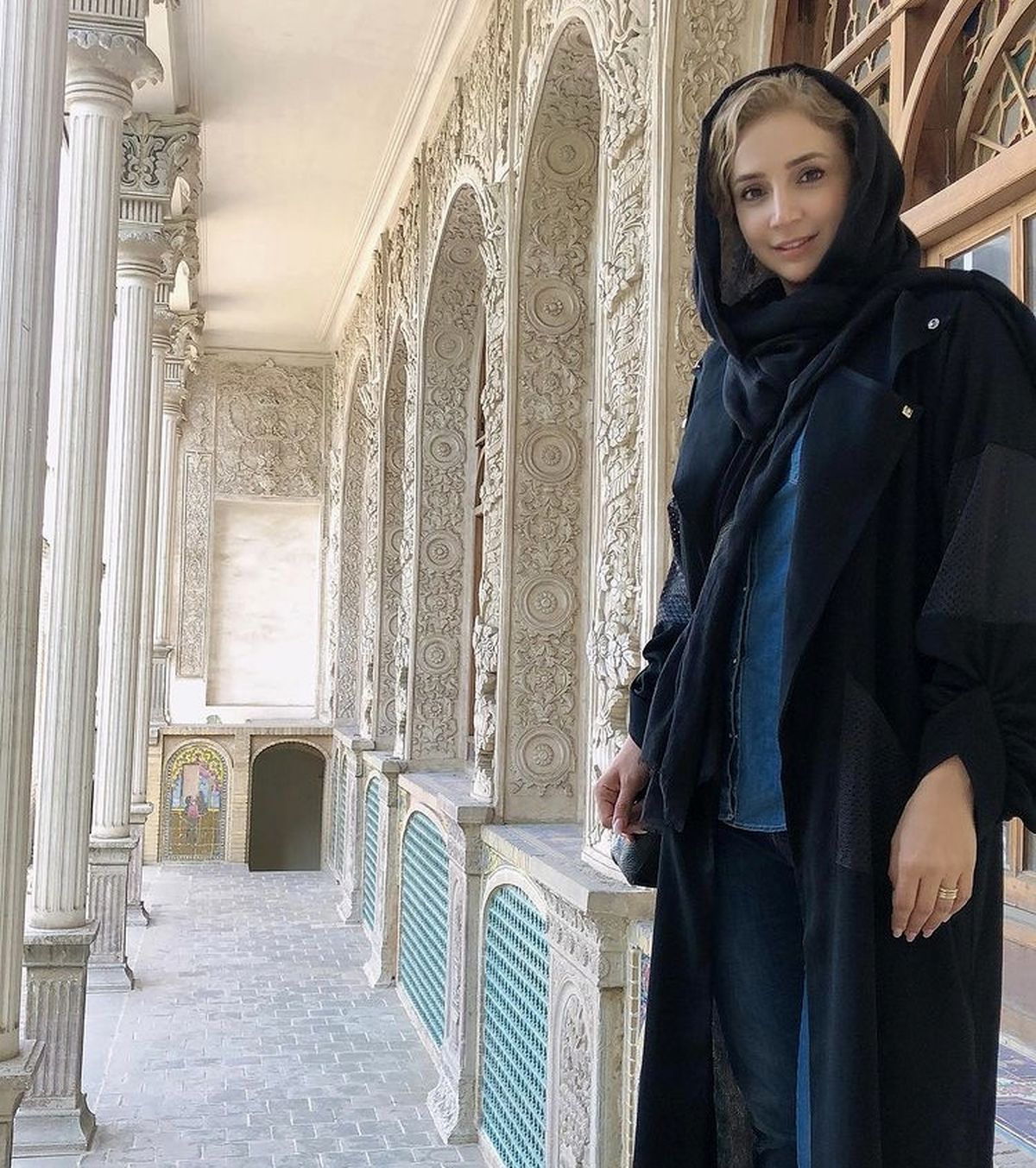 شبنم قلی خانی در عمارت مسعودیه + عکس