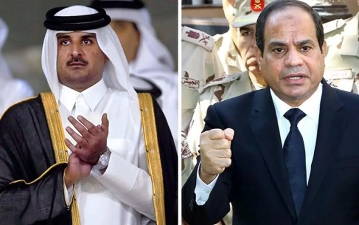 داستان آشتي قطر و مصر