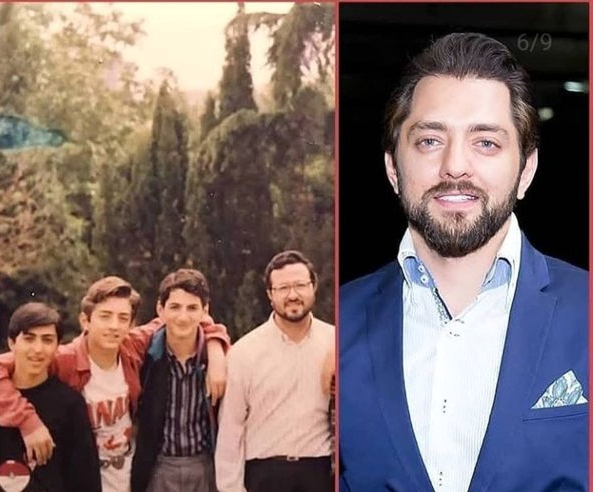 بوری جالب بهرام رادان در نوجوانی+عکس
