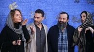 قهقهه شقایق دهقان، مهراب قاسمخانی و پیمان معادی روی فرش قرمز/عکس 