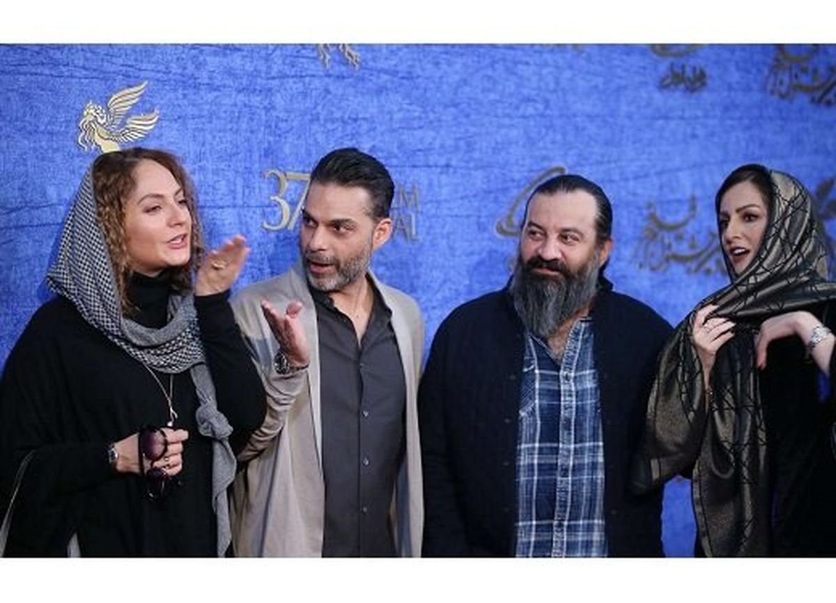 قهقهه شقایق دهقان، مهراب قاسمخانی و پیمان معادی روی فرش قرمز/عکس 