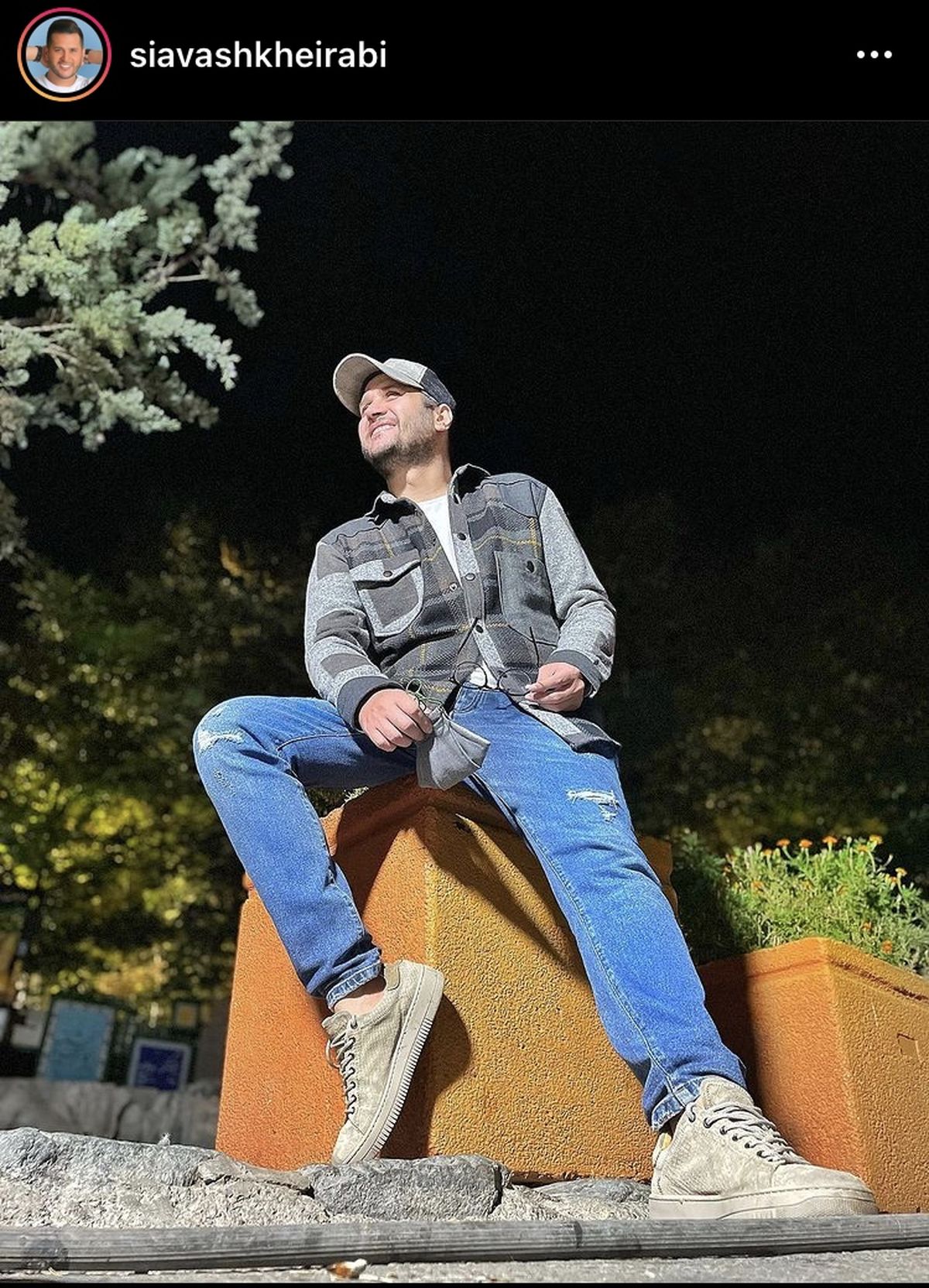 تیپ جنجالی سیاوش خیرابی + عکس