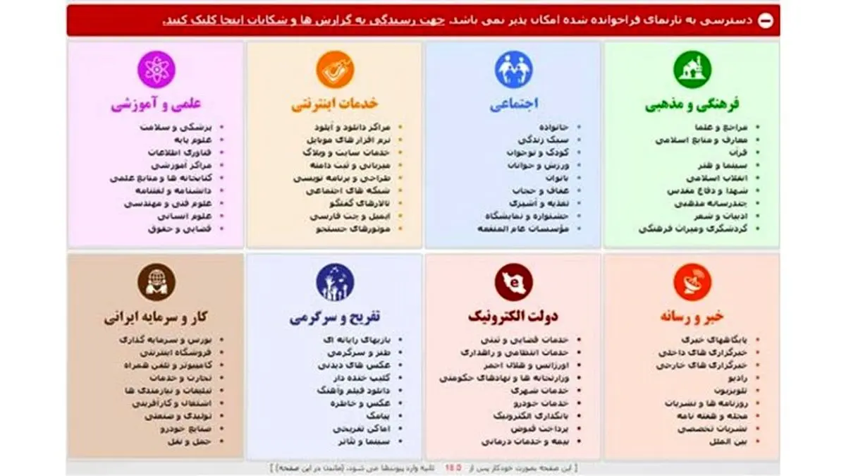 فیلترینگ بدون اخطار به کسب‌وکارهای تبلیغاتی آنلاین رسید