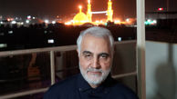 تصویر کمتر دیده شده از سردار سلیمانی در کربلا!
