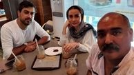 حدیث فولادوند و همسرش در رستوران معروف بین المللی+عکس