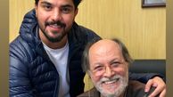 سینا مهراد و پدر آقازاده اش + عکس