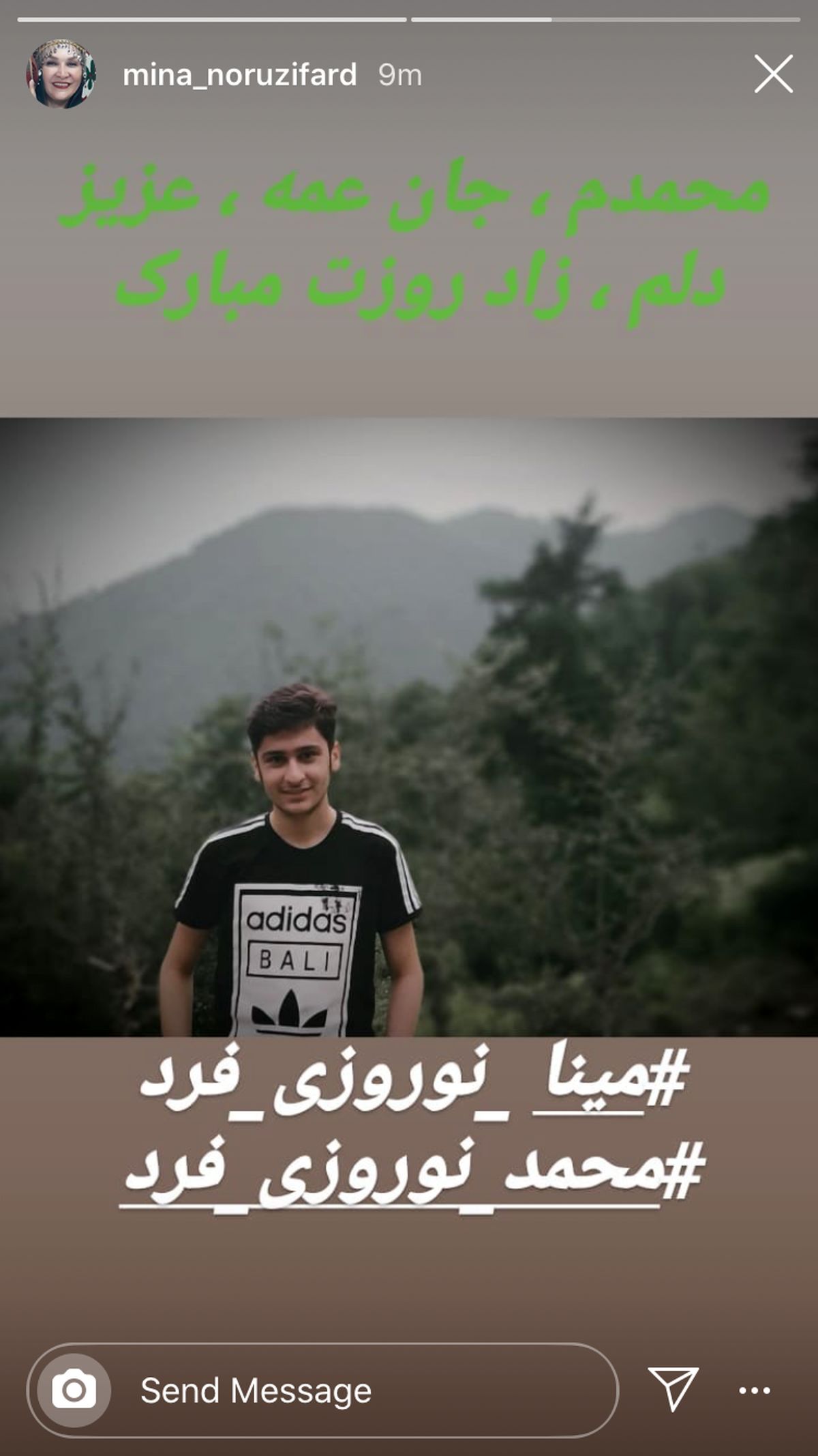 تولد برادرزاده خانم بازیگر + عکس