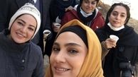 رزیتا غفاری در پشت صحنه سریال جدیدش + عکس