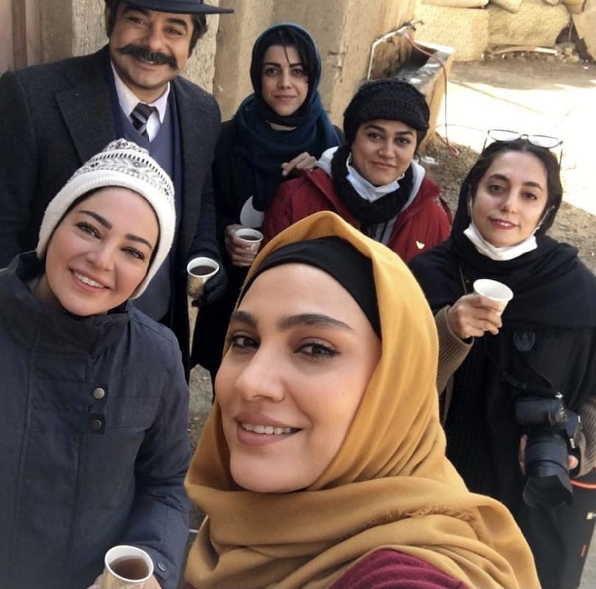 رزیتا غفاری در پشت صحنه سریال جدیدش + عکس