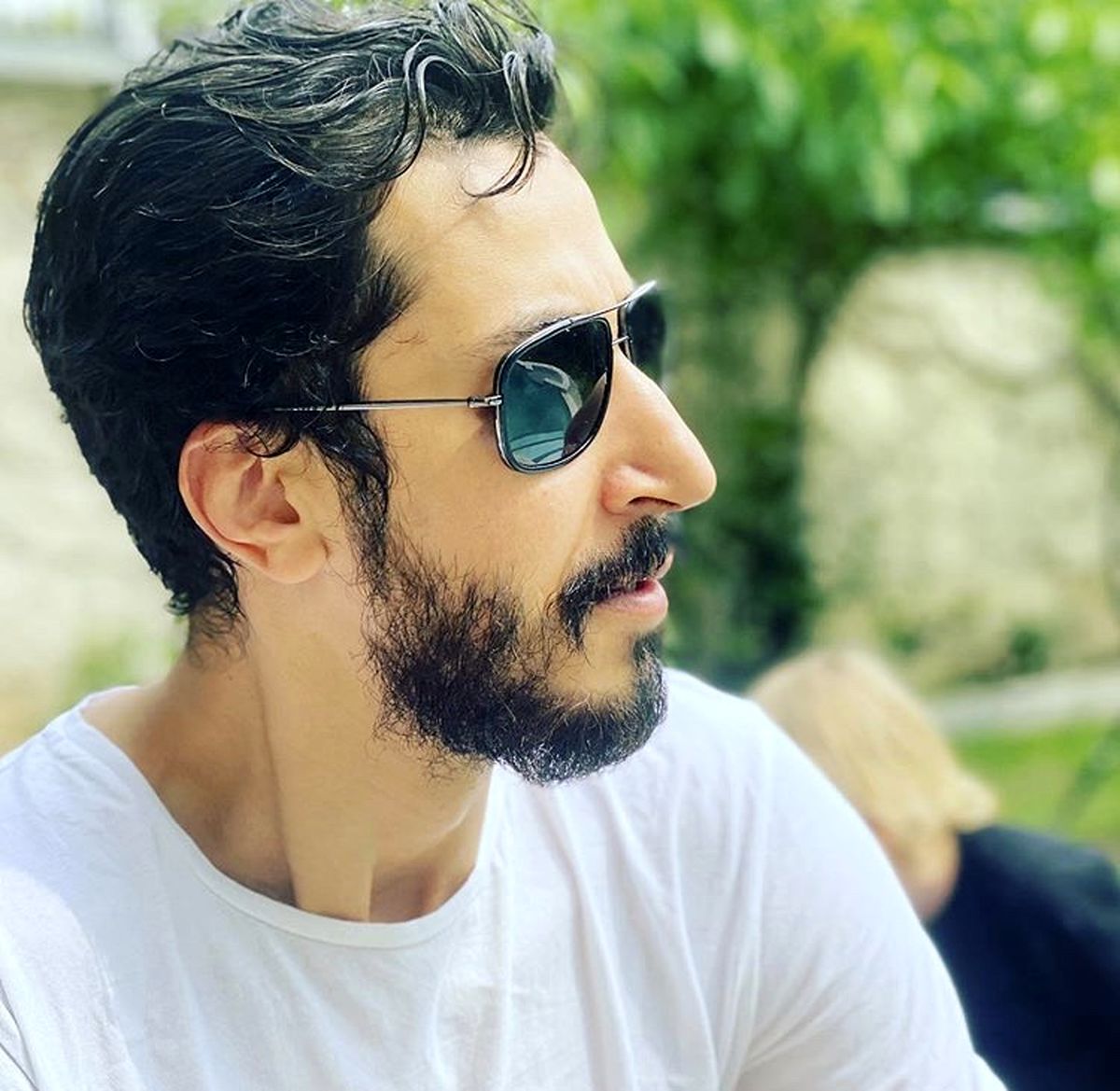 صورت نصفه بهرام افشاری + عکس