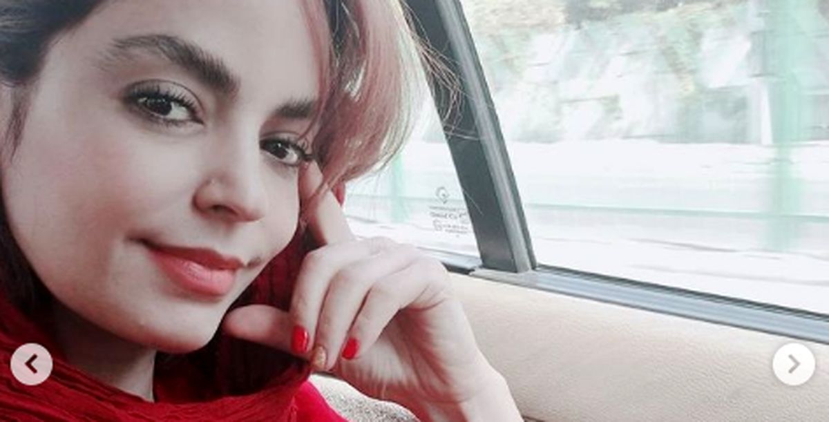 سلفی سپیده خداوردی در ماشین + عکس