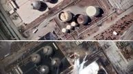 پالایشگاه تهران قبل و بعد از حادثه آتش سوزی+عکس