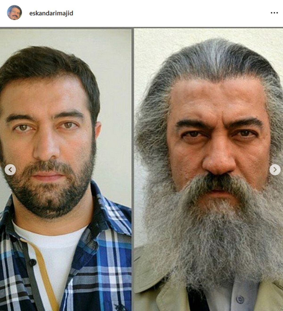 گریم جالب مجید صالحی توسط استاد اسکندری+عکس