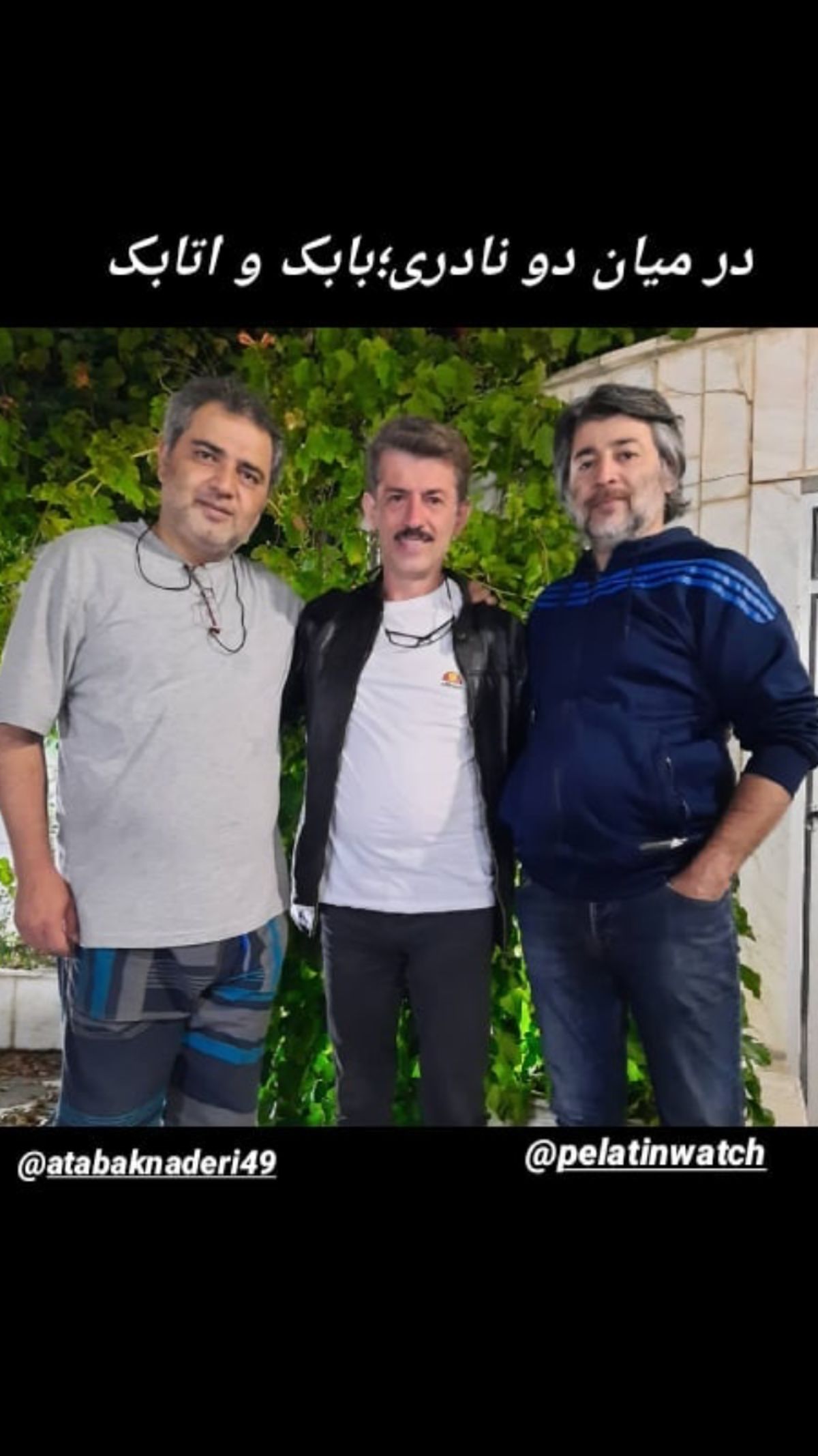 سیروس همتی و برادران نادری + عکس