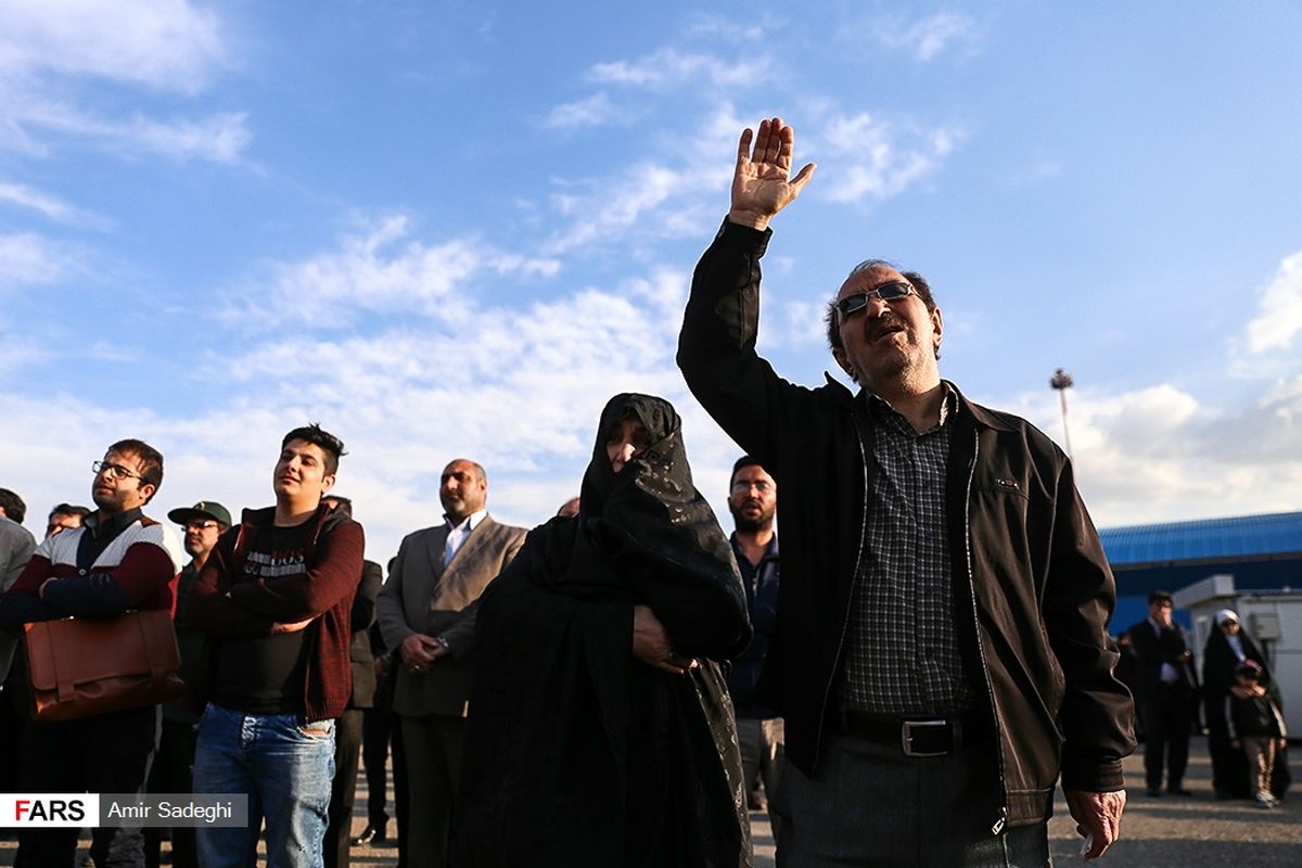 استقبال از پیکر شهید مدافع حرم اکبر زوار جنتی