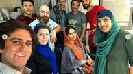  الناز شاکردوست و هوتن شکیبا در اتاق گریم