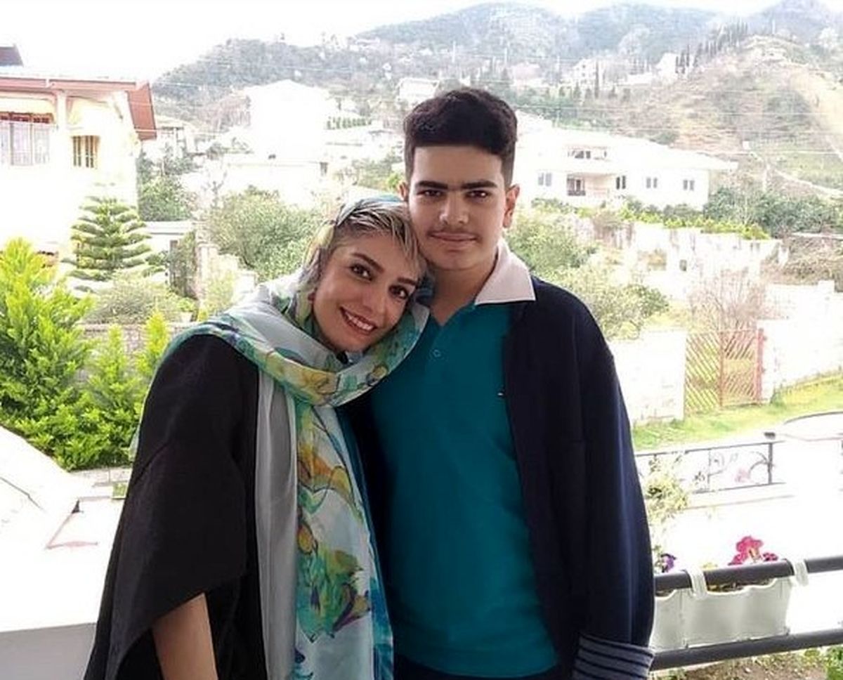 عکس مهربان همسر امین زندگانی و برادرزاده اش در مسافرت