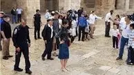یورش صدها شهرک‌نشین به مسجدالاقصی