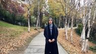 خدا قوت خانم خبرنگار به خودش