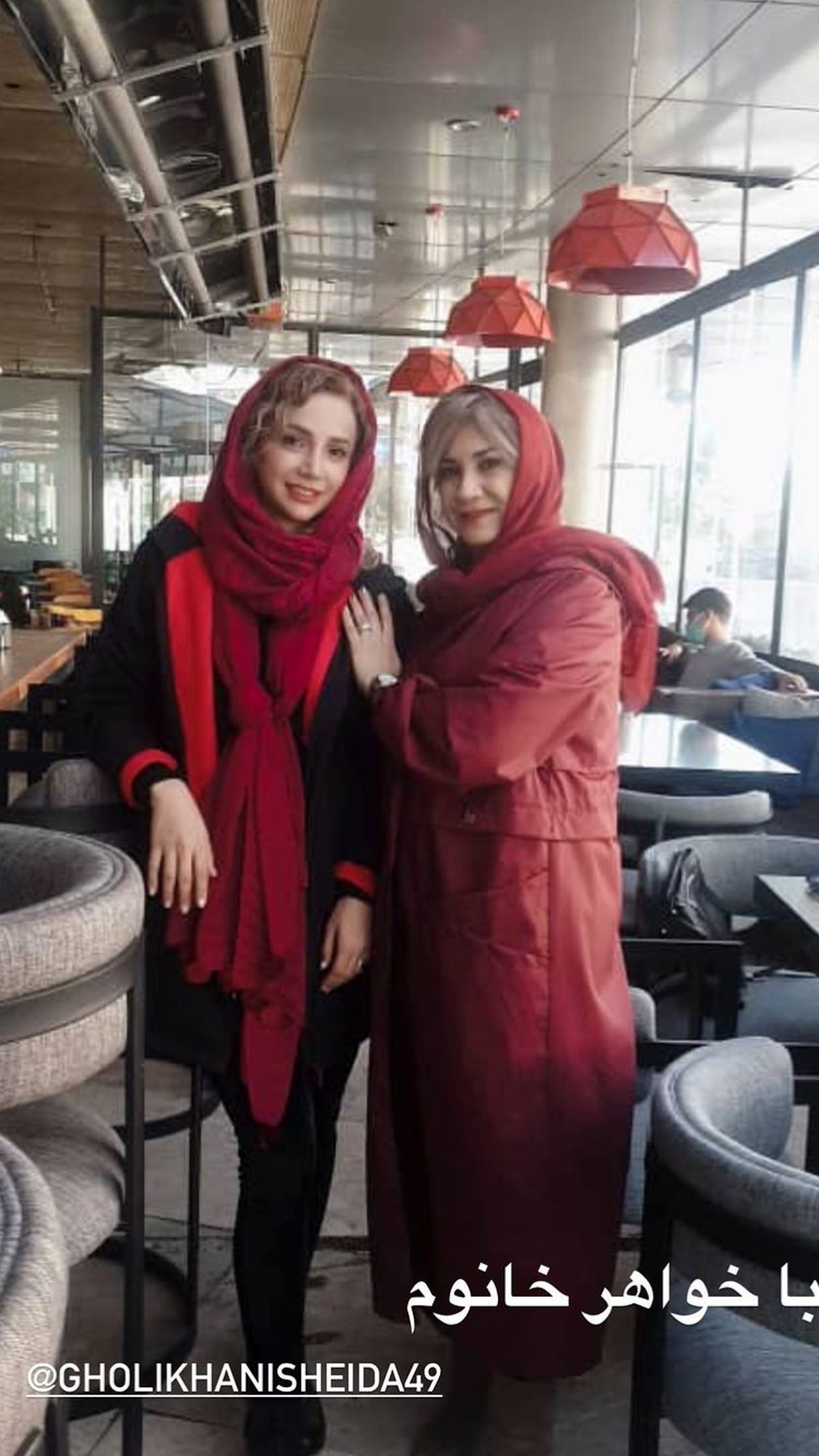 شبنم قلی خانی و خواهر بزرگش + عکس