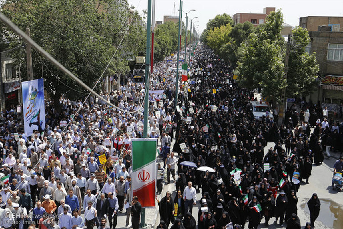 بارتاب برگزاری راهپیمایی روز‌قدس در رسانه‌های غربی 