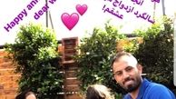 عکس عاشقانه آقای فوتبالیست و همسرش