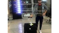 مربی بدنساز استقلال وارد تهران شد+ عکس