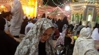حضور خانم بازیگر در حرم امام رضا(ع)