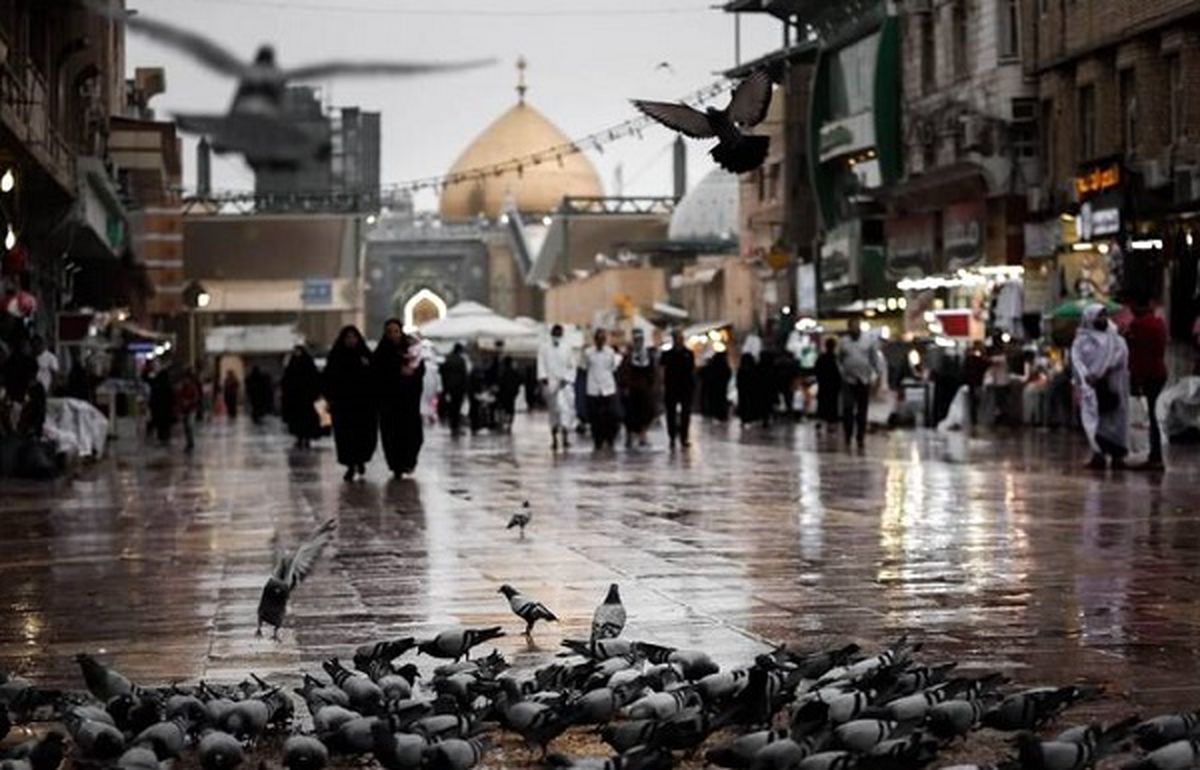  بارش رحمت الهی در نجف