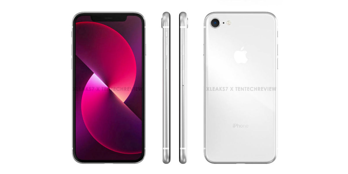 رندرهای آیفون SE 3 با طراحی مشابه آیفون XR منتشر شد