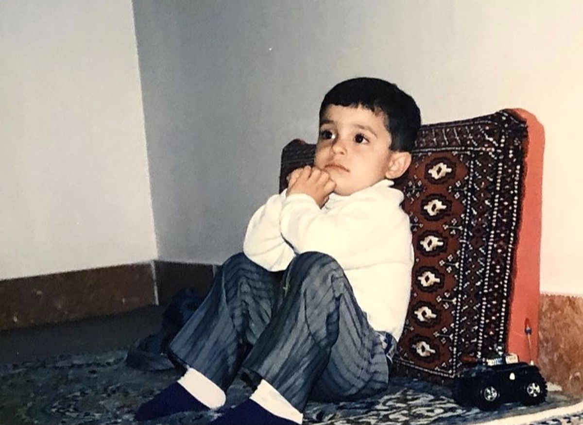 علی شادمان در کودکی + عکس