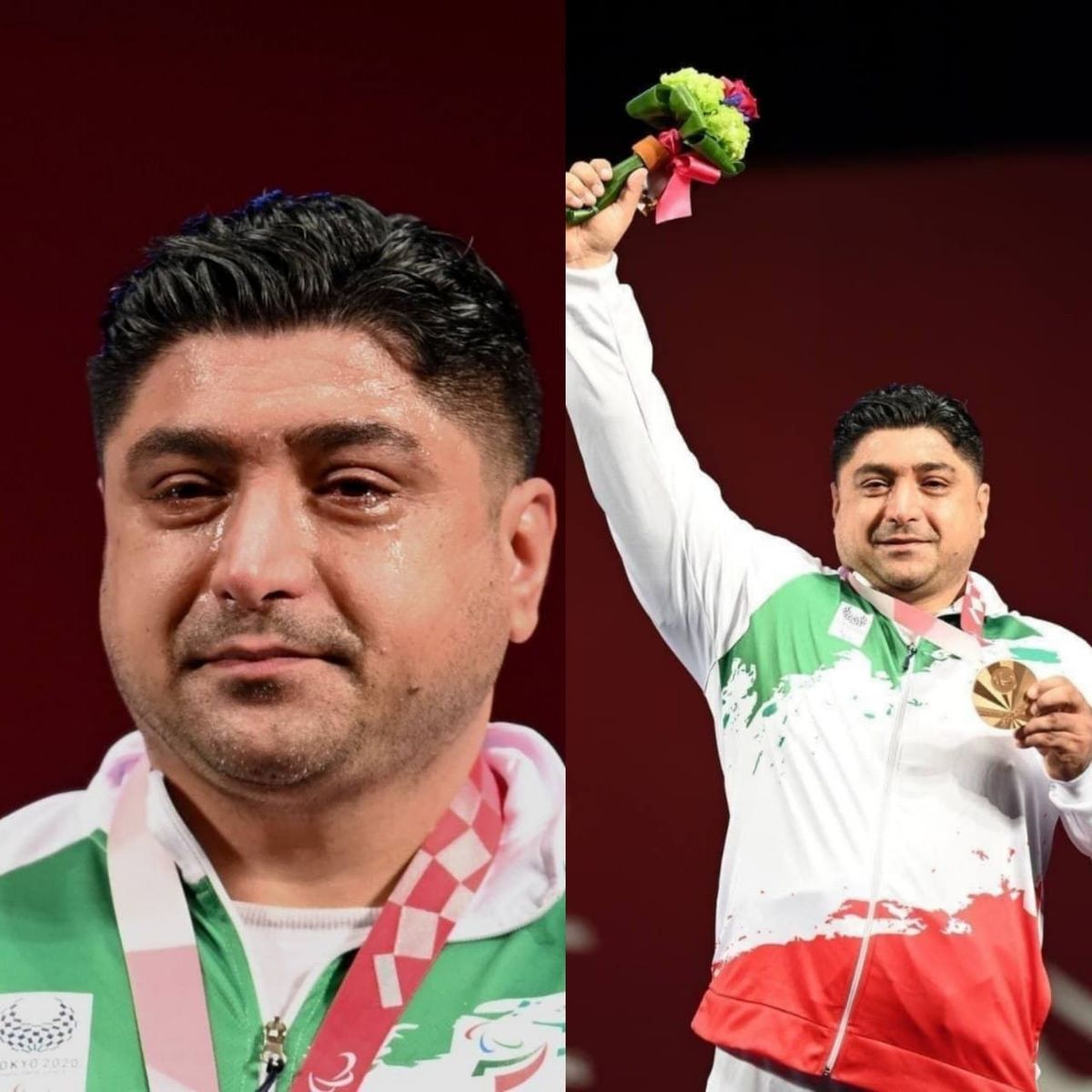 اشک و لبخند قهرمان پاراوزنه‌برداری پارالمپیک توکیو + عکس