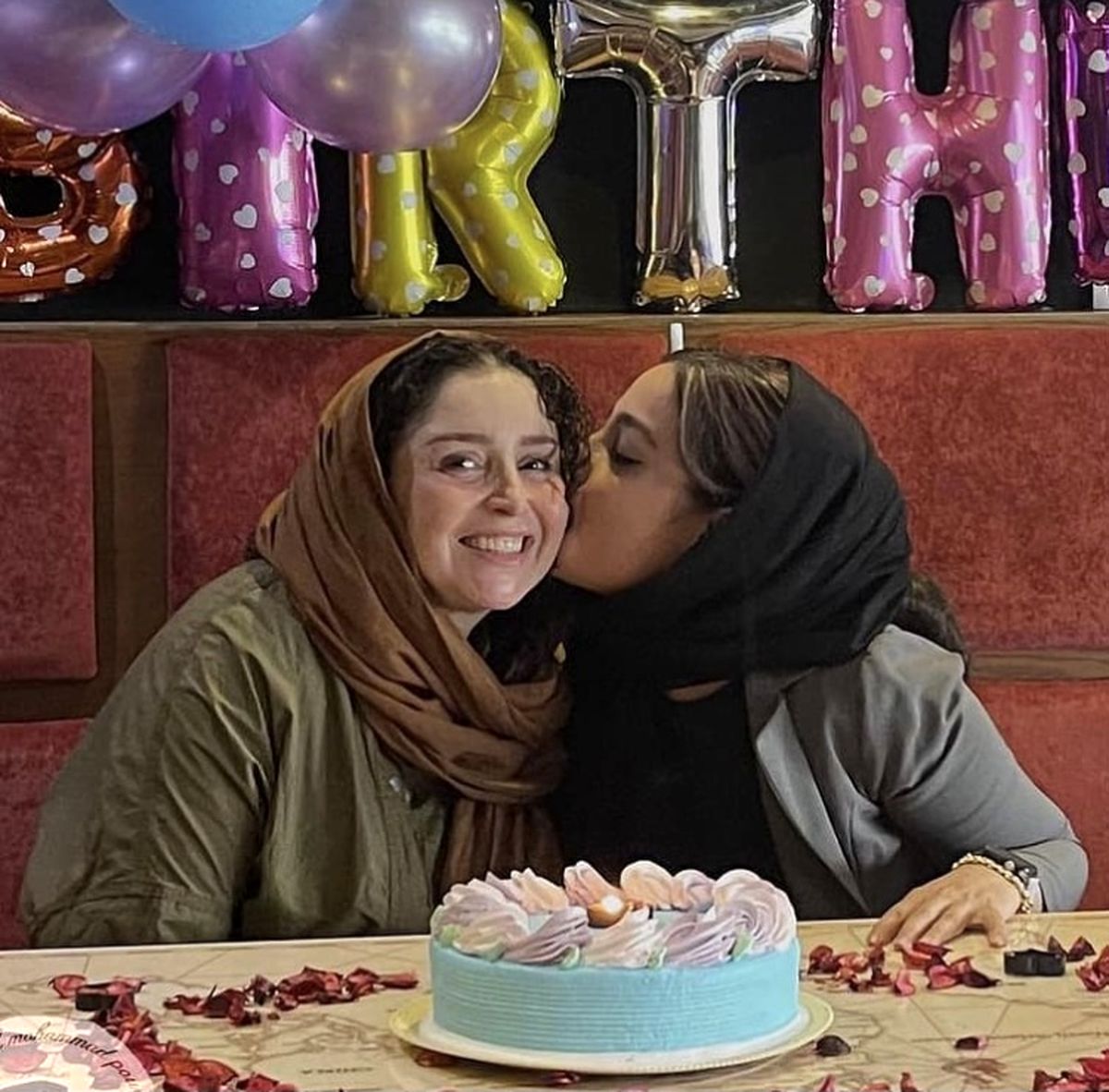 ژاله صامتی و دخترش + عکس