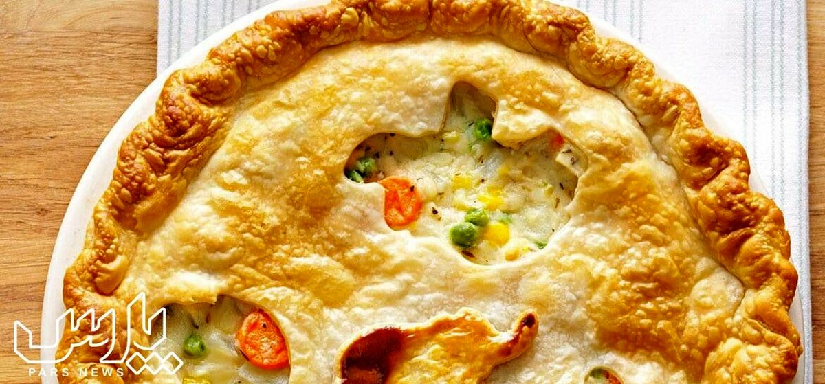 طرز تهیه پای مرغ پنیری خوشمزه و ساده به روش رستورانی