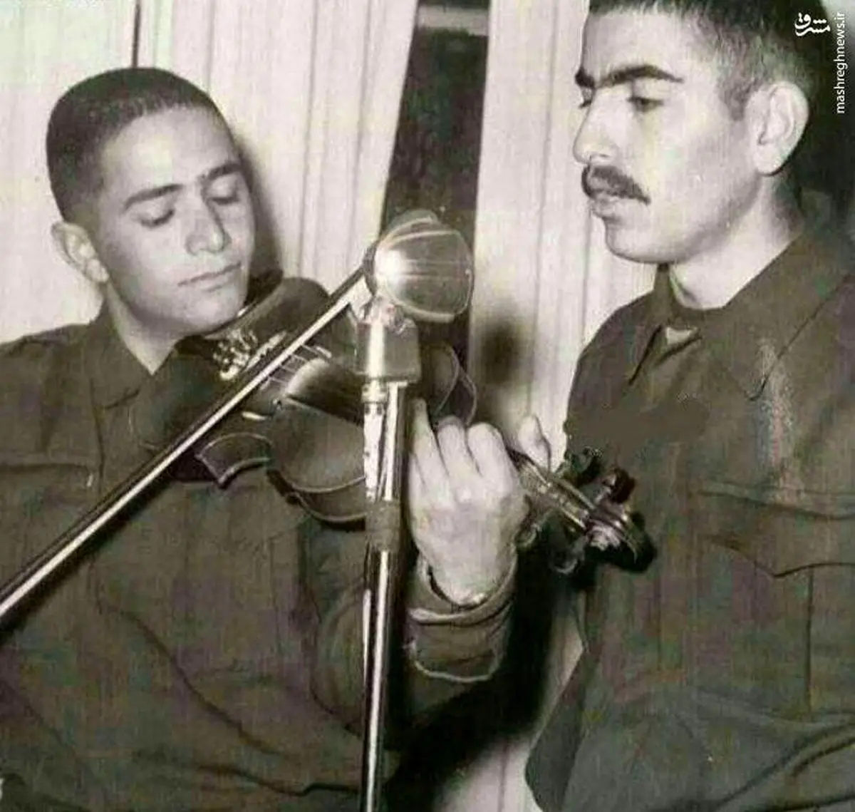 شهرام ناظری در لباس خدمت سربازی/عکس