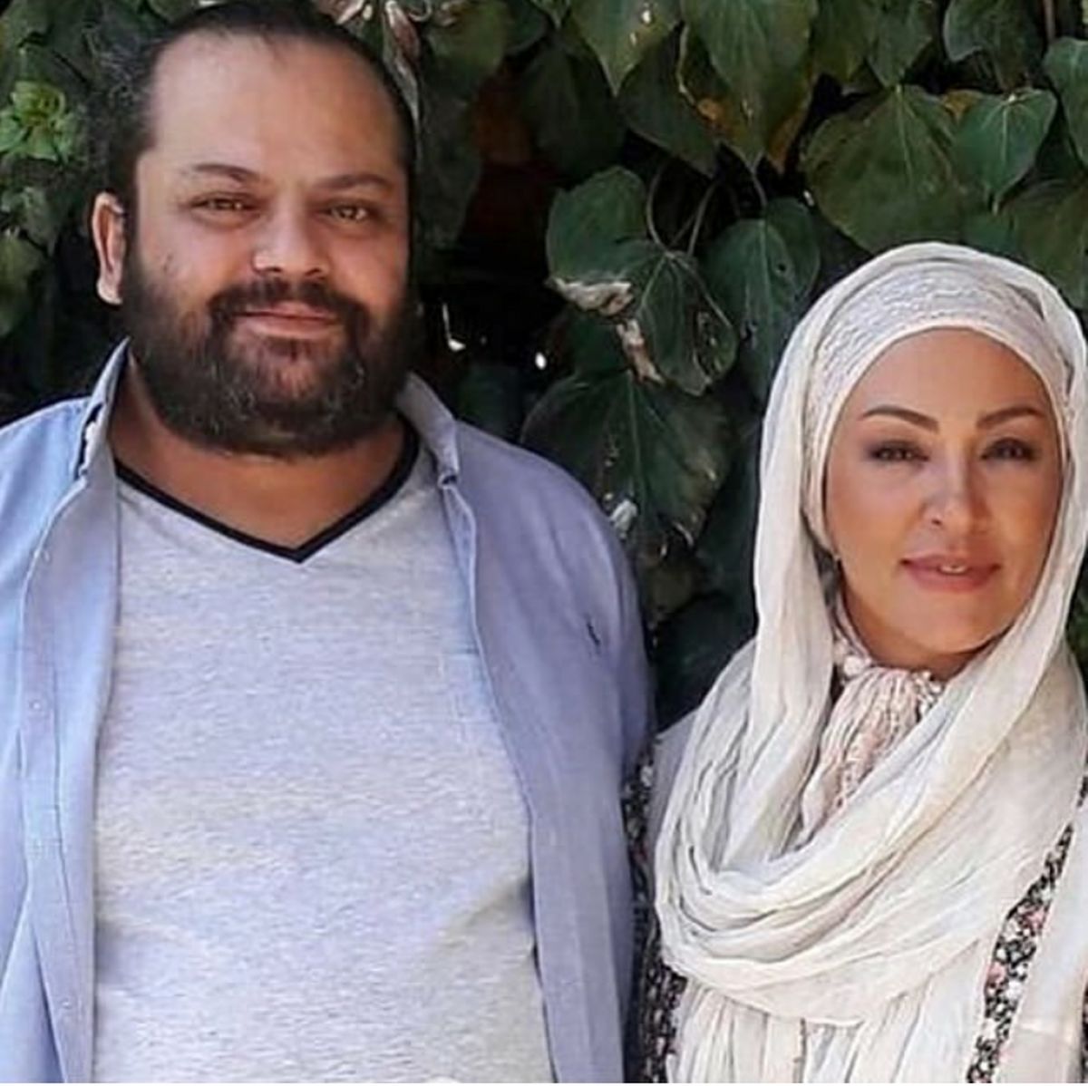 حال خوش زیبا بروفه کنار همسر مرحومش+عکس