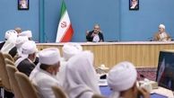 خوش و بش پزشکیان با مولوی عبدالحمید و علمای اهل سنت