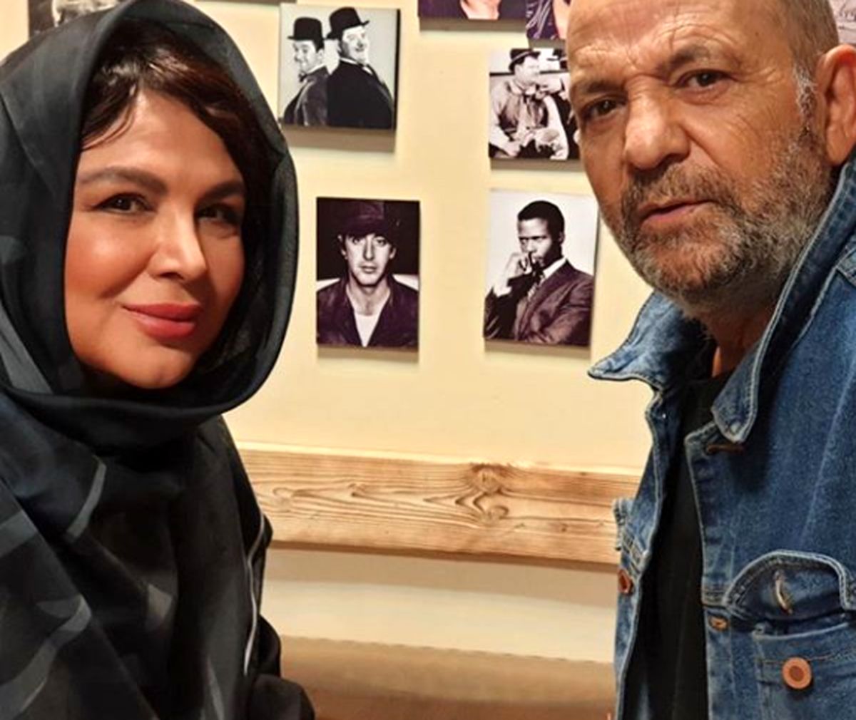 شهره سلطانی و همکار سی ساله هنرمندش+عکس
